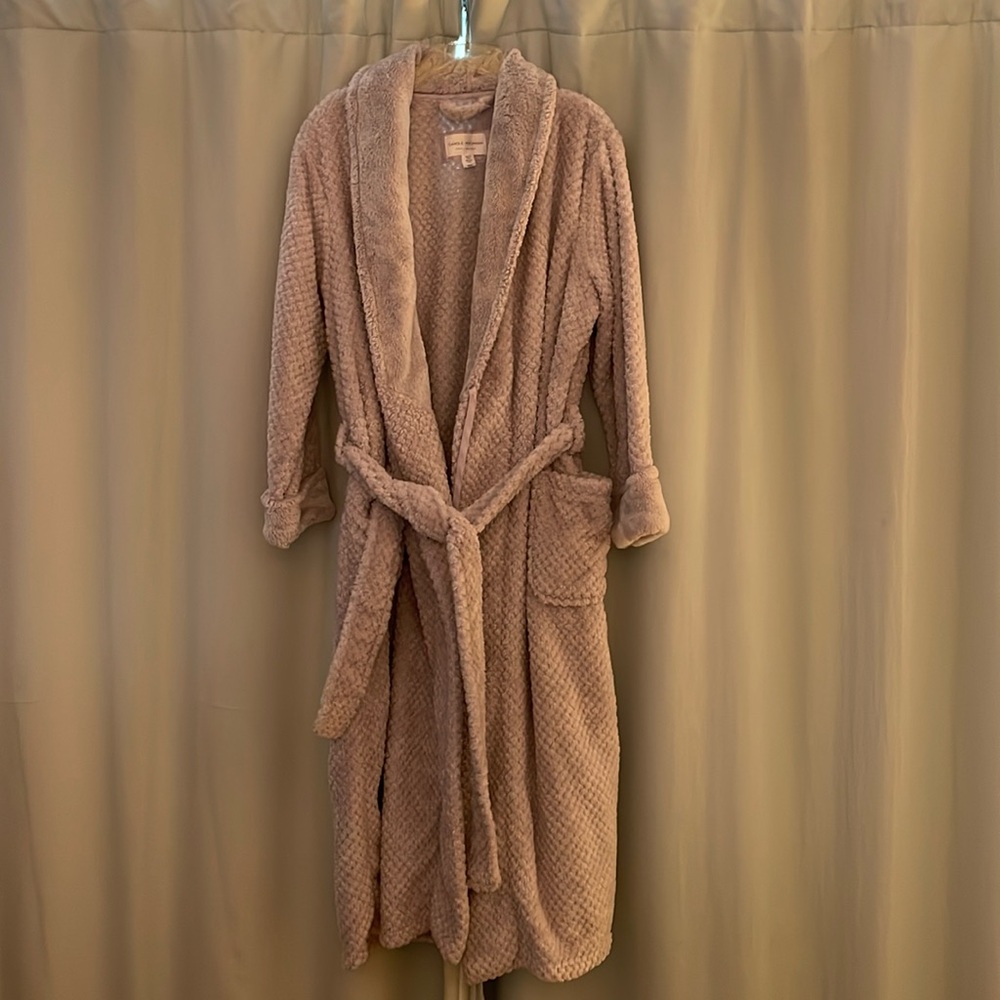 3 for 25! CAROLE HOCHMAN women’s Plush Wrap Robe, size medium